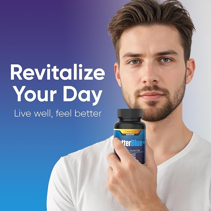 Methylene Blue Capsules 60 Count - Pharmaceutical Grade USP for Brain Energy and Cellular Health - Mental Clarity Support Supplement