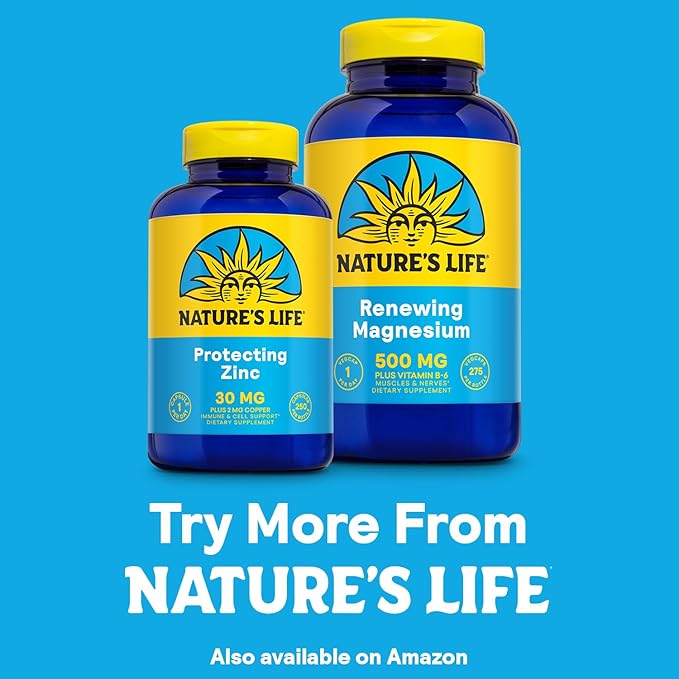 Nature's Life Prostate Maintain - Prostate Support Supplement for Men's Health - Saw Palmetto Pygeum Herbal Complex and Zinc Supplements - 125 Servings 250 Vegetarian Capsules