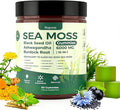 Sea Moss Gummies 16-1 Black Seed Oil Ashwagandha Turmeric Bladder Wrack Vitamin C Vitamin D3 Elderberry Manuka Dandelion Yellow Dock Apple Cider Vinegar for Men &amp Women