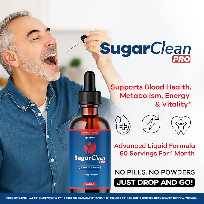 (5 Pack) Sugar Clean Pro Drops - Official SugarClean Pro Advanced Premium Liquid Formula Support - Maximum Strength Natural Supplement for Overall Health &amp Wellness Reviews 5 Bottles for 5 Month