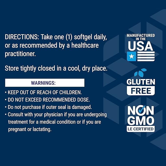 Life Extension Pro-Resolving Mediators 18-HEPE 17-HDHA 14-HDHA Supports The Body’s Natural Post-inflammatory Response Gluten Free Non-GMO 30 softgels
