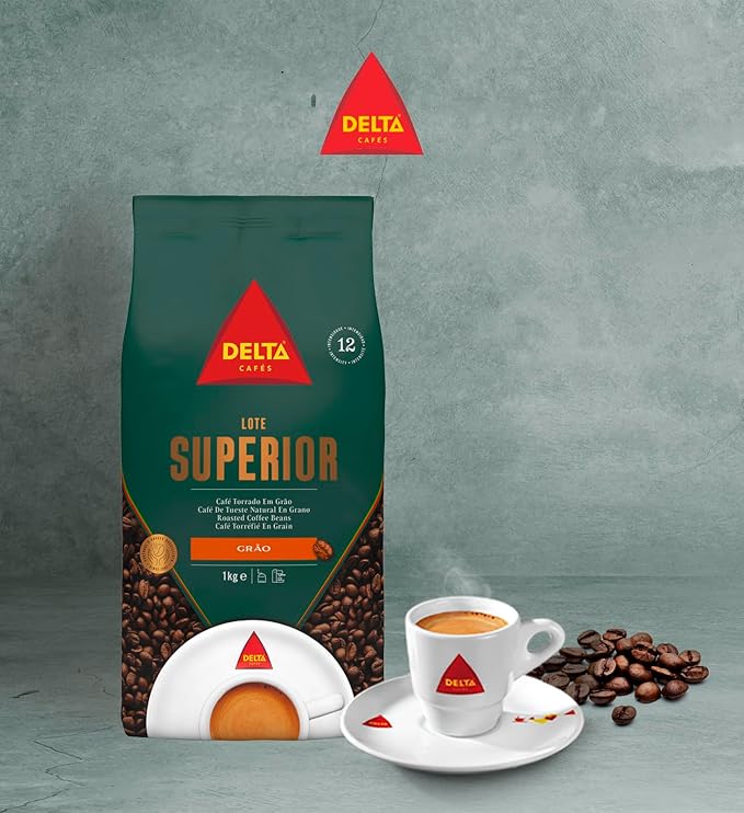 Delta Lote Superior 1kg/35.2oz – Full-Bodied Medium-Roast Coffee Beans Energetic Aroma &amp Subtle Acidity Notes of Chocolate Nuts &amp Red Fruit – Whole Bean for Espresso Filter &amp Moka Brew