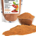 Ground Siberian Hawthorn Flour 300g (10.58 oz) w Sea Buckthorn Herbal Dried Fine Powder Tea Crataegus Sanguinea Hippophae Rhamnoides Siberia Altai Mountains Taiga
