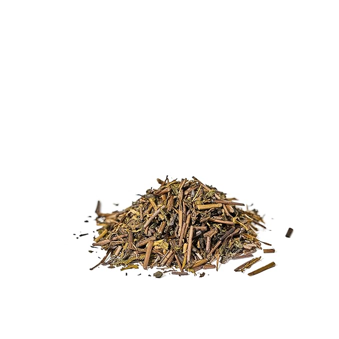 Japanese Green Tea Co. Hojicha Roasted Japanese Green Tea Loose Leaf Tea From Arahataen Farms – Low Caffeine Enhanced Flavor Catechin Enriched and Naturally Sweet Organic Green Tea