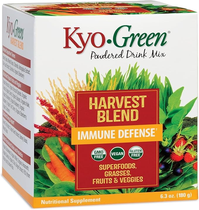 Kyolic Kyo-Green Harvest Blend Immune Defense* Powdered Drink Mix 6.3 oz