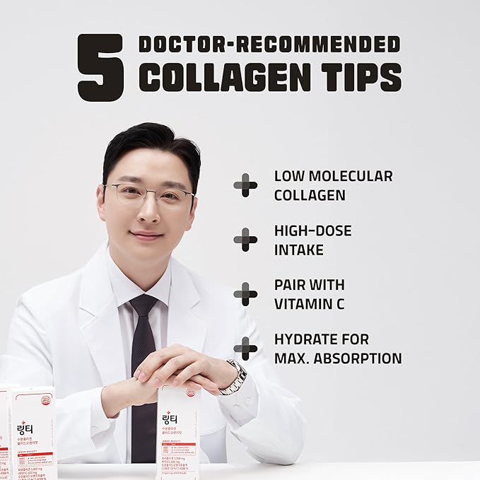 Doctor Developed Hydration Aqua Collagen Drink Mix -Blood Orange Flavor | 1000mg Ultra-Micro Collagen | Maximum Absorption | Rapid Hydration | Vitamin C | Anti-Aging | Skin Health | 10 Count