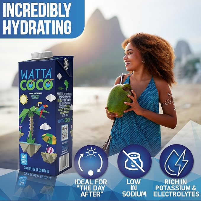 Beverages - WATTACOCO - WATTACOCO WHOLE COCONUT WATER