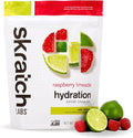 Skratch Labs Hydration Sports Drink Mix with Caffeine – Real‑Fruit Electrolyte Powder for Fast Hydration &amp Energy | Raspberry Limeade | 20 Servings | Vegan Non‑GMO Clean Ingredients