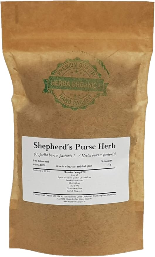 Herba Organica Shepherd's Purse Herb - Capsella Bursa-Pastoris L - Herbal Tea (50g)