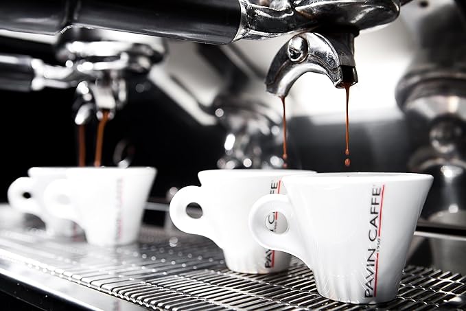Italian Espresso Coffee Beans – Dark Roast Crema Bar Pavin Caffè 1kg