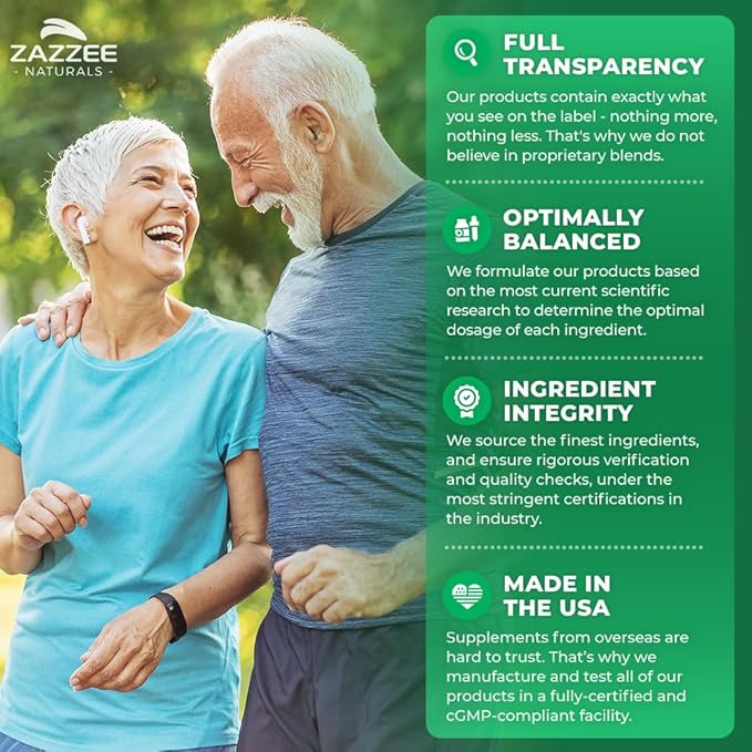 Zazzee USDA Organic Bilberry 20:1 Extract 120 Vegan Capsules 4 Month Supply Vaccinium Myrtillus Eye Health Vision &amp Antioxidant Support All-Natural Non-GMO Made in the USA