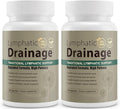 Lymphatic Drainage Capsules Natural Herbal Supplement for Immune Health &amp Fluid Balance with Echinacea Dandelion and Burdock 120 Capsules