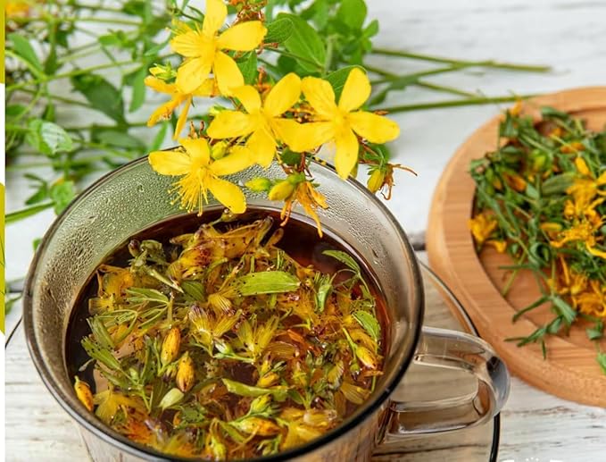 Herbalista - St. John's Wort Flower Tea Hierba de San Juan Te - 100% Natural &amp Aromatic Herbal Beverage - IMPORTED FROM MEXICO (8oz)