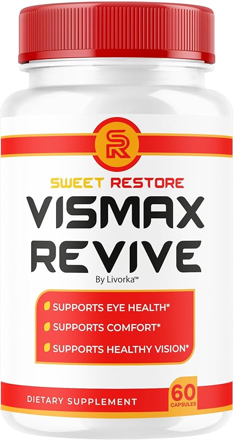 Vismax Revive - Official VisMax Revive Support Eye Health &amp Vision Natural Premium Advanced Formula VisMaxRevive Supplement Pills Multivitamin for Overall Wellness 60 Capsules for 1 Month