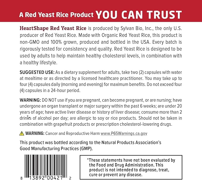 Red Yeast Rice 240 Count (Pack of 1)