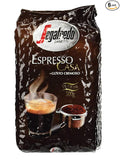 Segafredo Zanetti Espresso Casa whole bean coffee 17.6oz/500g bag (Pack of 6) Brown