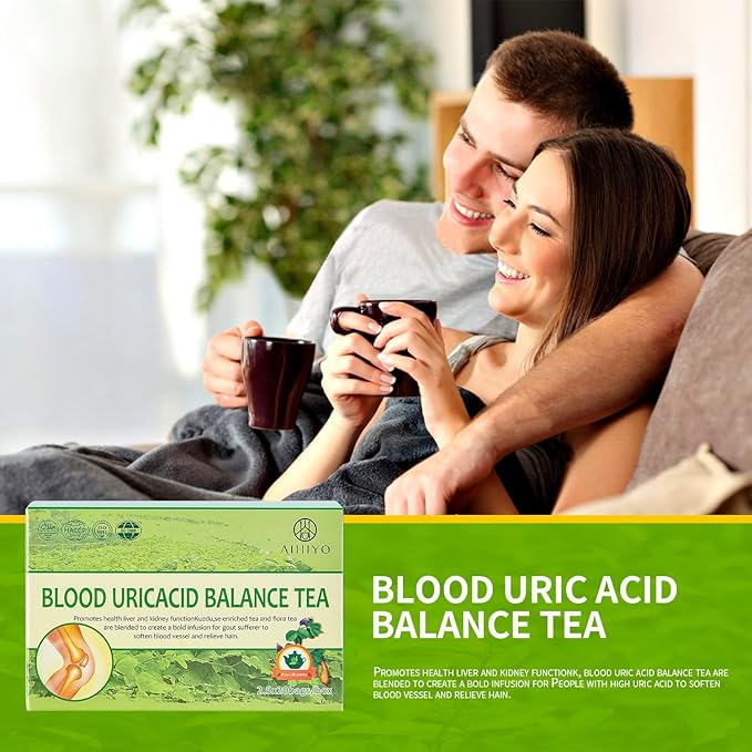 AIHIYO Blood Uric Acid Balance Tea Promote Purine Metabolism and Relieve Pain 20 Teabags