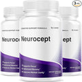(3 Pack) Neurocept Brain Supplement Capsules - Official Neuro cept Brain &amp Memory Focus Support Advanced Formula Neurocept Pills Daily Support for Overall Health &amp Wellness 180 Capsules for