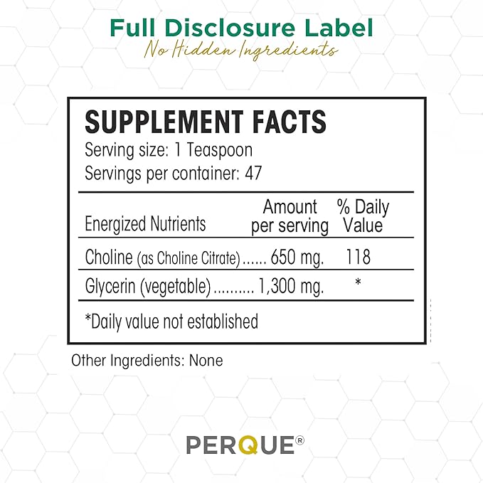 Perque Choline Citrate 7.86 Ounce