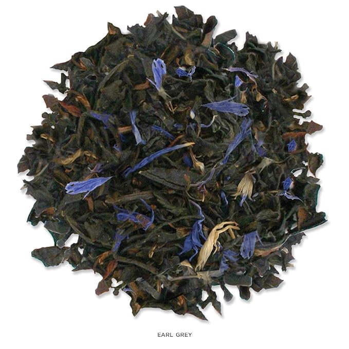 Tea Forte Premium Loose Leaf Tea Blend Resealable 1 Pound Bag Makes 160-175 Cups Earl Grey Tea