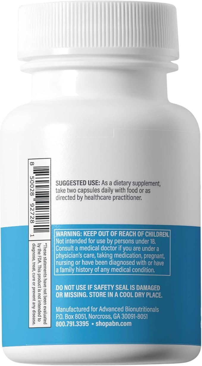 Advanced Bionutritionals – Advanced Mitochondrial Formula Support Supplement Healthy Aging Repair Energy Optimizer with CoQ10 PQQ Alpha Lipoic Acid Gluten Free Vegan Non GMO (60 Tablets)