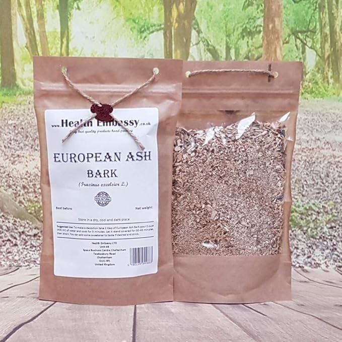 Health Embassy European Ash Bark | Fraxinus excelsior L | Herbal Tea (50g)