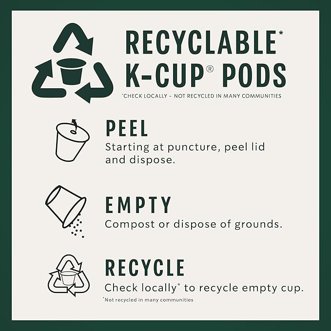 Starbucks K-Cup Coffee Pods Medium Roast House Blend for Keurig Coffee Makers 100% Arabica 1 Box (75 Pods)
