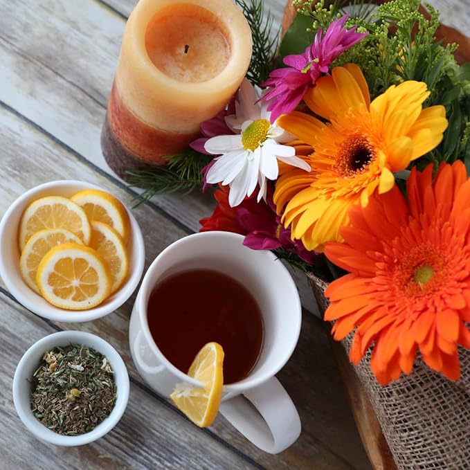 Mrs. Patel's Lactation Tea Herbal Blend Mild &amp Soothing For Breastfeeding and Pumping Moms Drink Iced or Hot Loose Leaf Caffeine Free Gluten Free Dairy Free Fenugreek Free (1 Pouch)