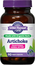 Oregon's Wild Harvest Artichoke Organic Herbal Supplement 90 Count