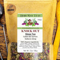 SLEEPING TEA - Knock-out blend with Valerian Root plus California Poppy and Hops for deep relaxation by master herbalist Khabir - Organic non GMO No additives