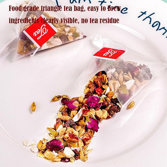 Lingyunxi Sour Jujube Kernel Tea Lily Good Night Tea Help Sleep Sour Jujube Kernel Lily Chinese Herbal Tea Relaxing Happy Mood 酸枣仁茶 酸枣仁百合茶 助睡眠 放松心情 300g/10.6oz