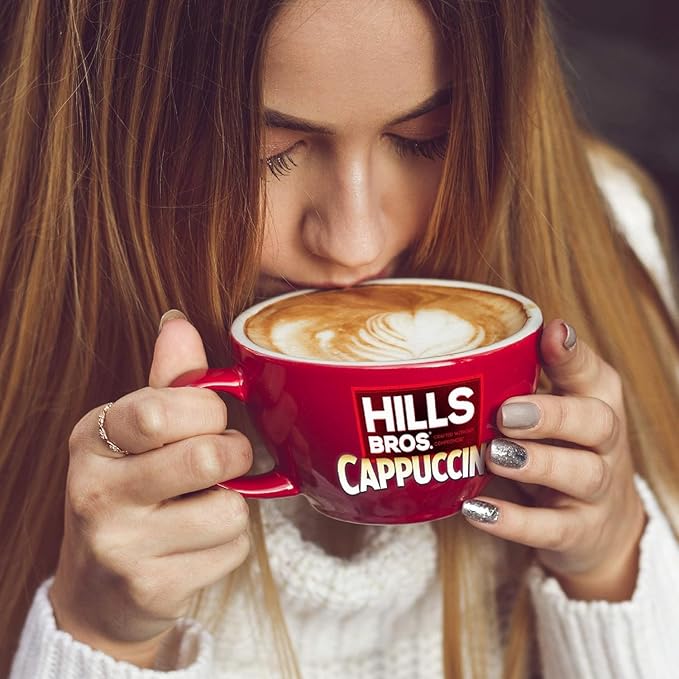 Hills Bros. Flavor Coffee (Classic Cappuccino 14 Ounce (Pack of 4)