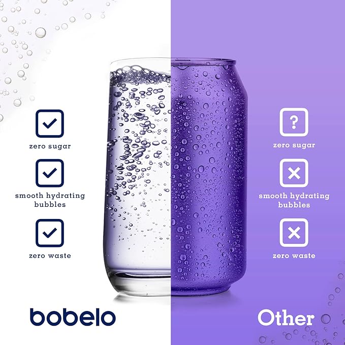 Bobelo Self Carbonating Hydration Packets Variety 40 Pack Sparkling Water &amp Soda Alternative Sugar Free Electrolytes Powder Packets Water Enhancer Drink Mix Low Calorie Keto Friendly