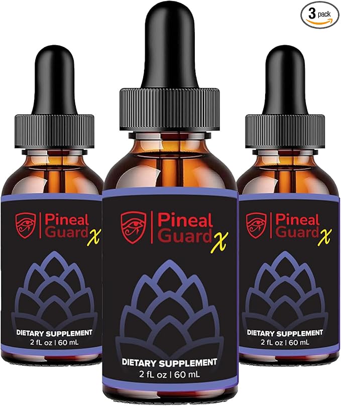 Pineal Gland Supplement - Brain Support Focus and Memory Vitamins for The Brain Decalcify Activate and Protect Your Pineal Gland - Third Eye Awakening - Pineal Guard X - Pack of 3