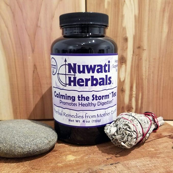 Nuwati Herbals Calming The Storm - Promotes Healthy Digestion - Herbal Tea 4 Ounces