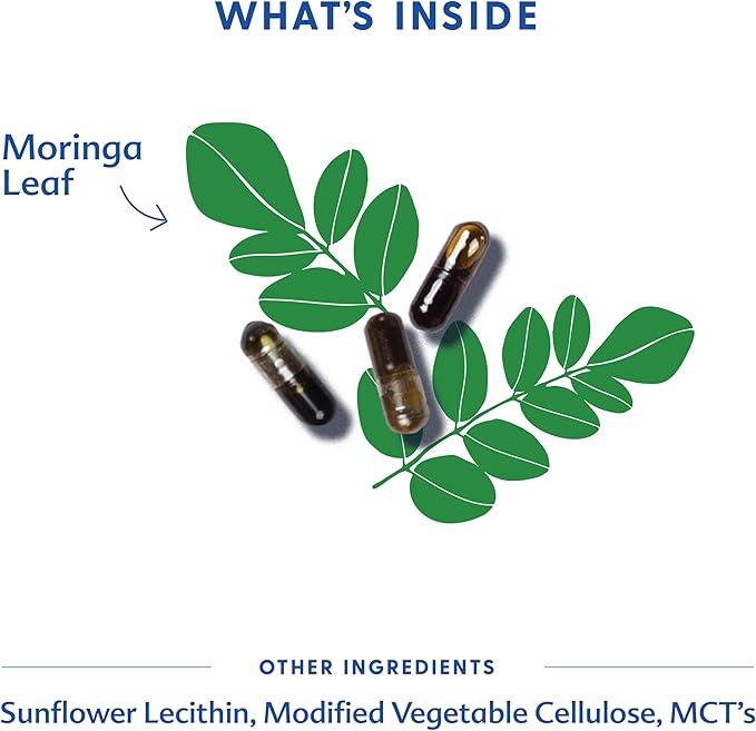 Motherlove Moringa (120 Capsule Value Size) Lactation Supplement to Support Breast Milk Supply—Non-GMO Organic Herbs Vegan Kosher