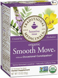 Traditional Medicinals Smooth Move with Senna Herbal Tea (Pack of 6) - 96 Tea Bags Total