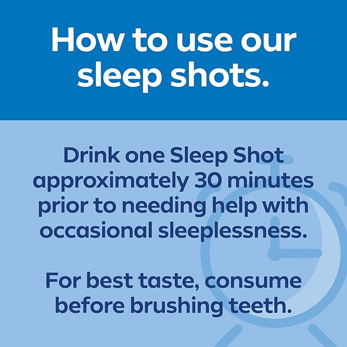 Dream Water Sleep Aid Supplement Drink Melatonin 5mg GABA 5-HTP 2.5 oz Sleep Water Snoozeberry + Nighttime Nectar 24-Pack