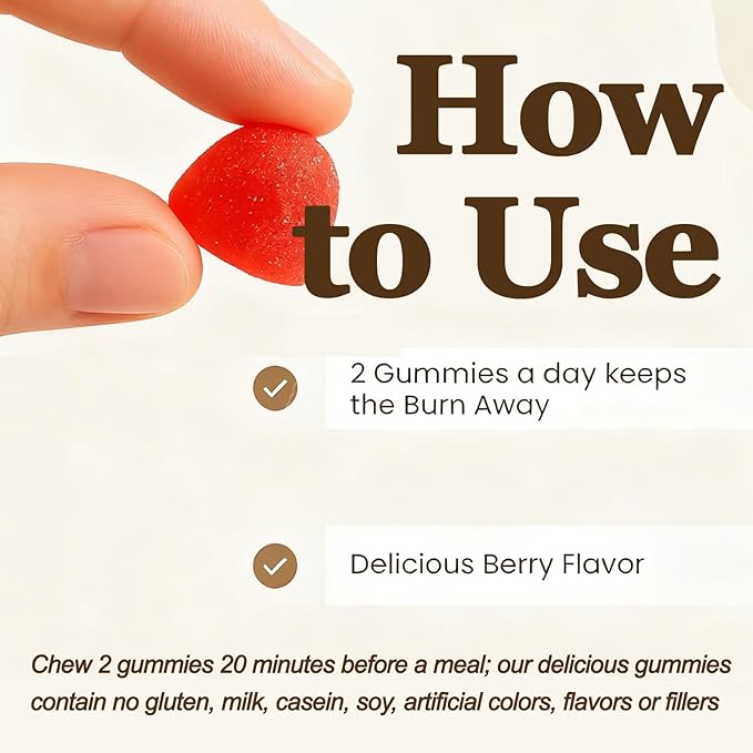 DGL Gummies | Licorice Root Extract 400mg DGL | Supports Digestive Health | Vegan and Gluten-Free | Delicious Berry Flavor 60 Gummies (1)