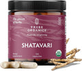 TRIBE ORGANICS Organic Shatavari Herbal Supplement - Hormonal Balance | Women’s Reproductive Health | Lactation | Immune &amp Inflammatory Support - Non-GMO USDA Organic 120 Vegan Capsules