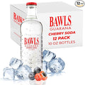 BAWLS Guarana Cherry BAWLS Guarana Drink Guarana Soda Guarana Fueled Soda for Energy High Energy Caffeinated Drink 10oz 12 Pack Glass Bottles