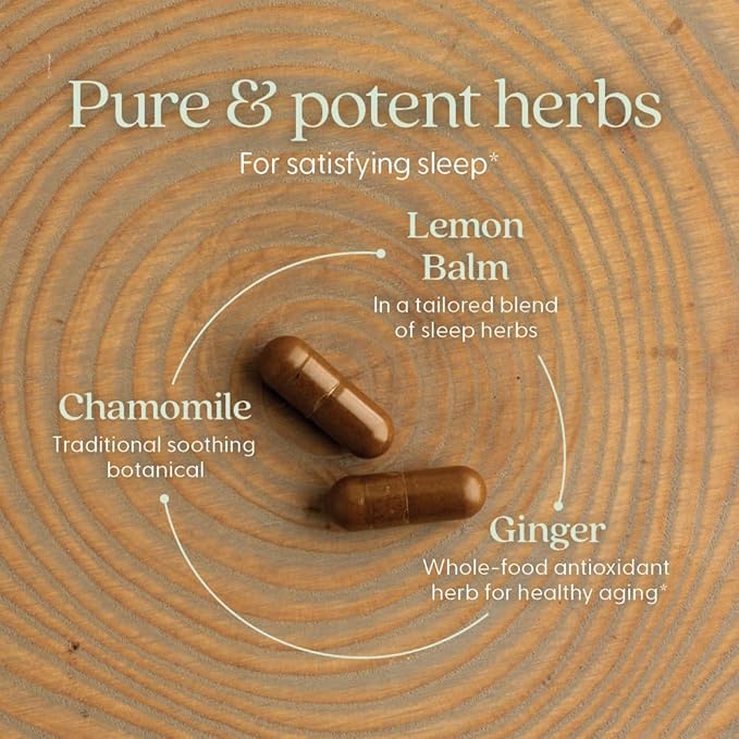 New Chapter Sleep Aid – Zyflamend Nighttime for Sleep Support with Turmeric + Valerian Root + Lemon Balm + Holy Basil Vegetarian Capsules 60 Count