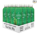 Chlorophyll Water (12-pack) Liquid Chlorophyll Drops in Purified Water Bottles For Glowing Skin Energy and Detox Vitamins A B12 C D3 Clean Label Certified Plant-Based Vitamin Water (16.9oz)