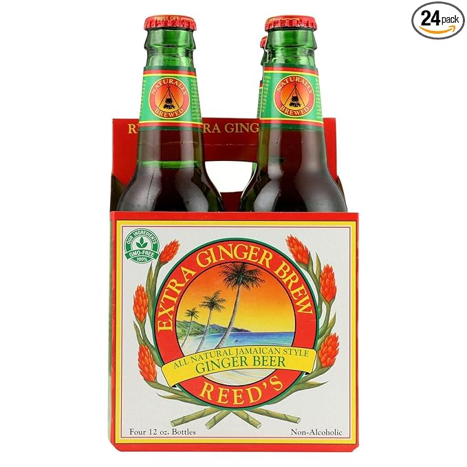 Reeds Extra Ginger Brew 48 Ounce - 6 per case 12 Ounce (Pack of 24)