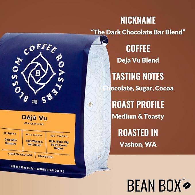 Bean Box Sampler - Roasted by Blossom Roasters 2-Pack Freshly Ground Coffee Gourmet Coffee