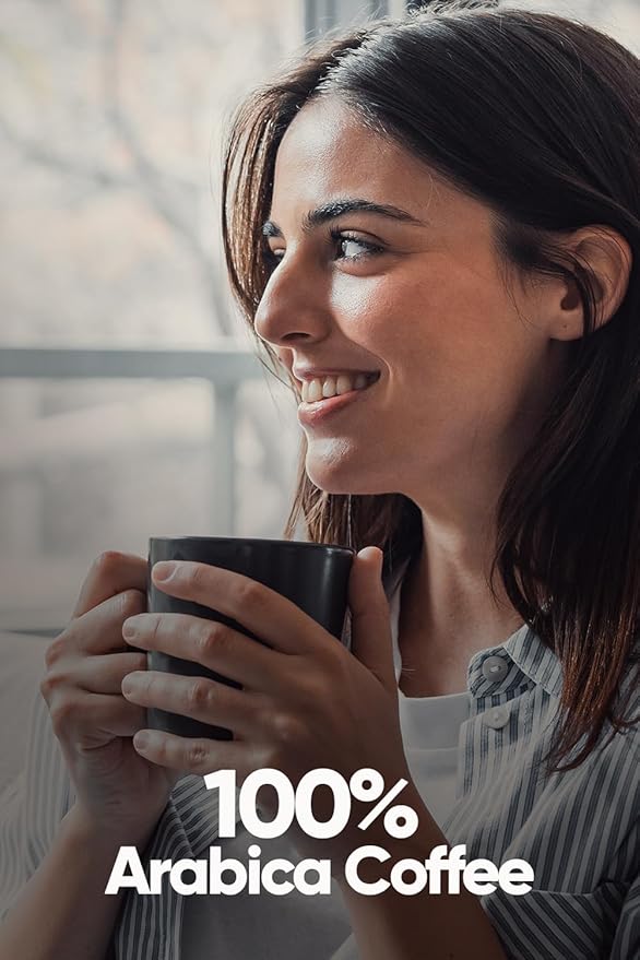 Café 1820 Classic Ground Coffee Cups Premium Costa Rican Dark Roast 100% Arabica Compatible with Keurig Machines 48 Pods