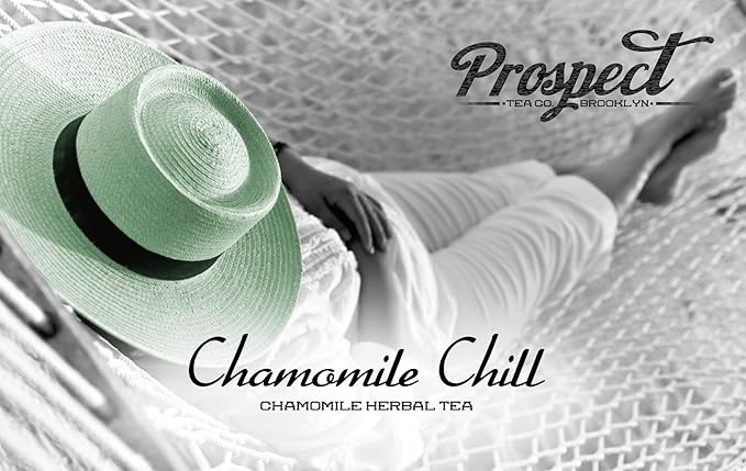 Prospect Tea Co. Decaffeinated Chamomile Chill Herbal Tea Pods Compatible with K Cup Brewers Including 2.0 40 Count