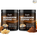 Catfit Instant Mushroom Coffee Powder 10-in-1 Adaptogen Blend with Lion's Mane Chaga &amp Cordyceps for Energy Focus Gut Health &amp Immune Support - 240g 75 Servings