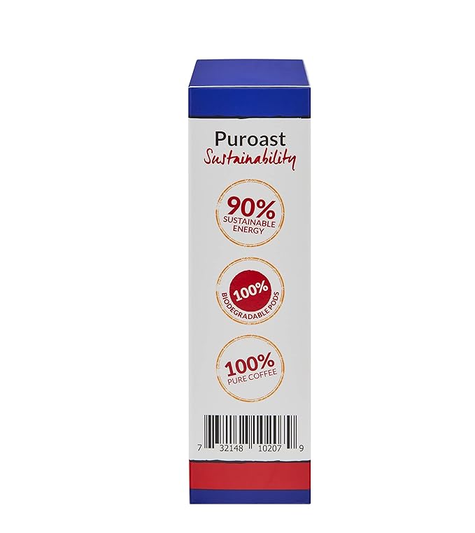 Puroast Coffeehouse Espresso Roast 30 Count100% Biodegradable Espresso Capsule High Antioxidant Smooth Compatible with Nespresso Original Line Machines*