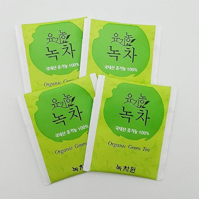 (Tea Collection) Organic 100% Pure GreenTea 50 teabags For Vegan